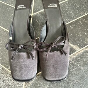 Jeffrey Campbell Black Kitten Heel Heels